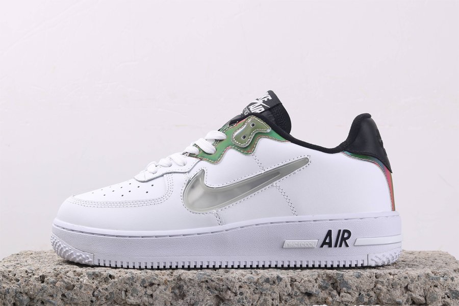 Nike Air Force 1 React White With Iridescent Paneling CN9838-100 For Sale