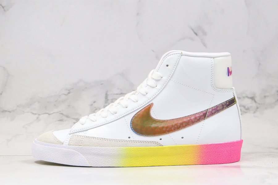 Nike Blazer Mid 77 Vintage Holographic Gradient Iridescent White