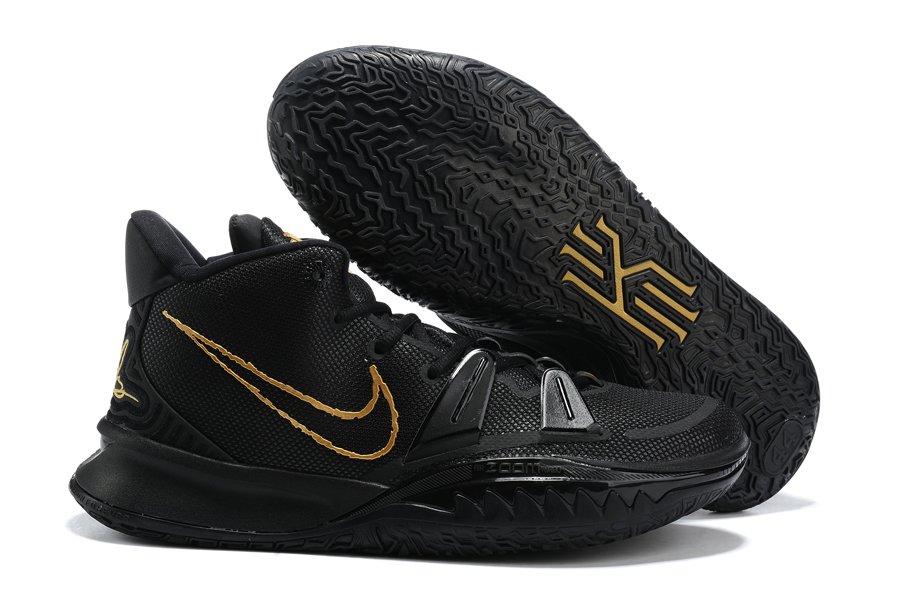 New Nike Kyrie 7 Black Gold Cheap Sale