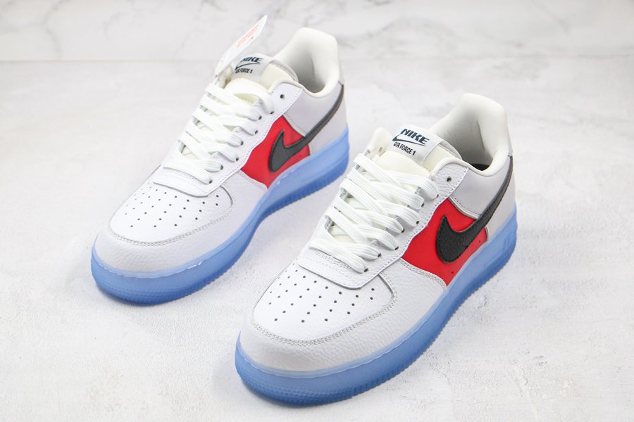 Nike Air Force 1 Low EMB With Icy Soles White Red CT2295-110 - FavSole.com