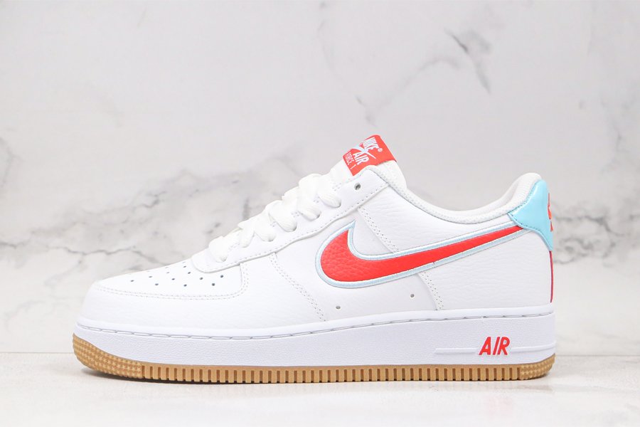 Nike Air Force 1 Low White Chile Red-Glacier Ice DA4660-101 For Sale