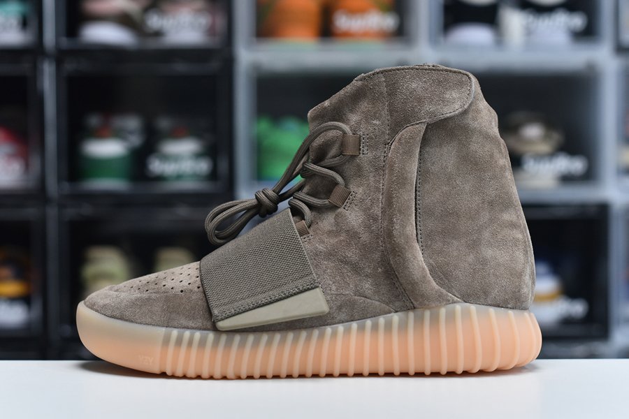adidas Yeezy Boost 750 Chocolate Brown Suede BY2456 On Sale