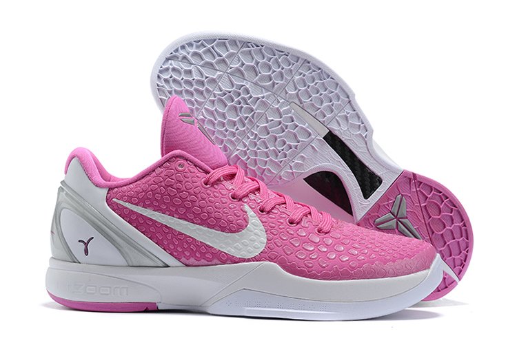 2021 Nike Kobe 6 Protro Think Pink Pinkfire Metallic Silver-White