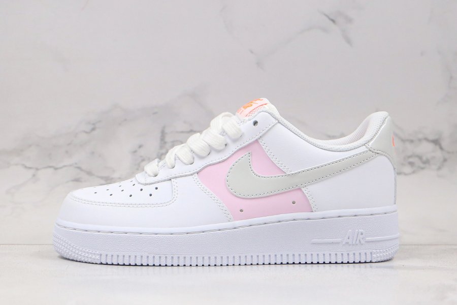 Ladies Nike Air Force 1 07 Premium White Pink Foam To Buy