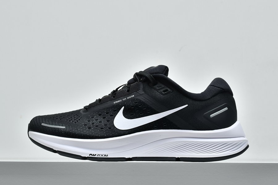 Buy New Nike Air Zoom Structure 23 Black White Running Shoes