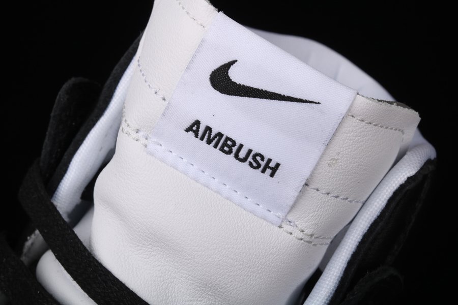 AMBUSH x Nike Dunk High Black/White CU7544-001 - FavSole.com