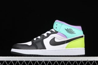 Air Jordan 1 Mid GS With Pastel Multi-Colored Uppers