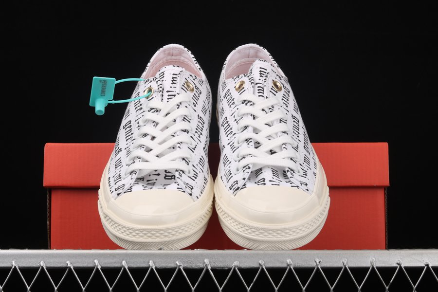 J Balvin Willy William x Converse Low 3D Print Black Letter White ...
