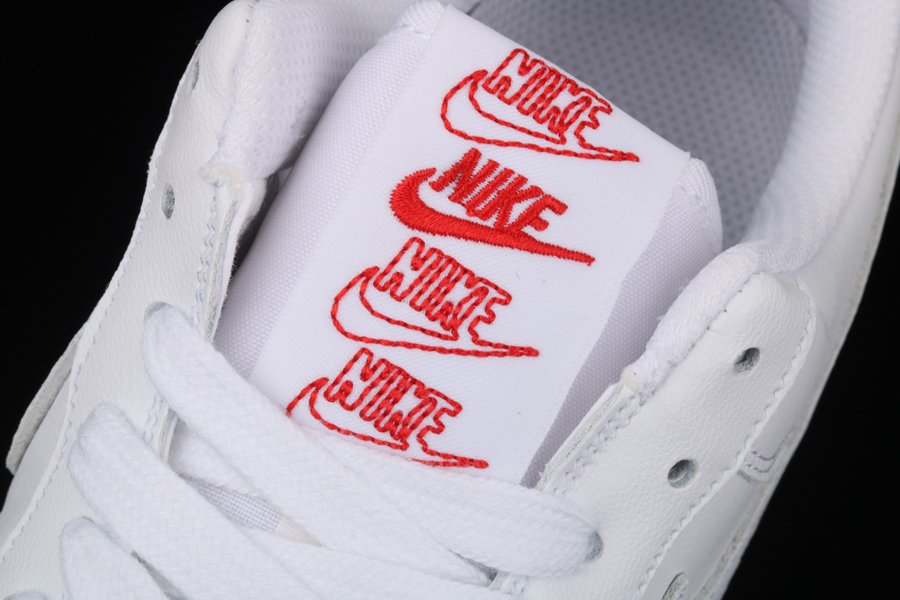 Nike Air Force 1 Low “Rose” White/University Red-Pine Green - FavSole.com