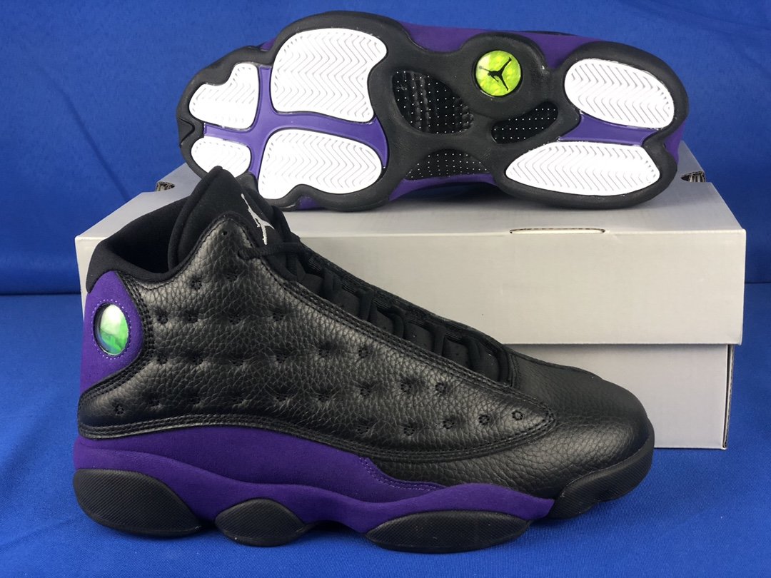 Air Jordan 13 Retro Black/Court Purple/White DJ5982-015 - FavSole.com