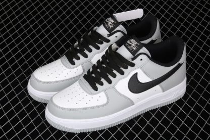 black white and grey air force 1