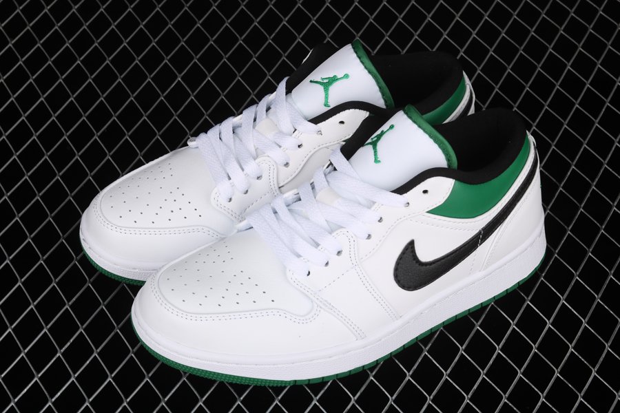 Air Jordan 1 Low “Boston Celtics” White Lucky Green 553558-129 ...