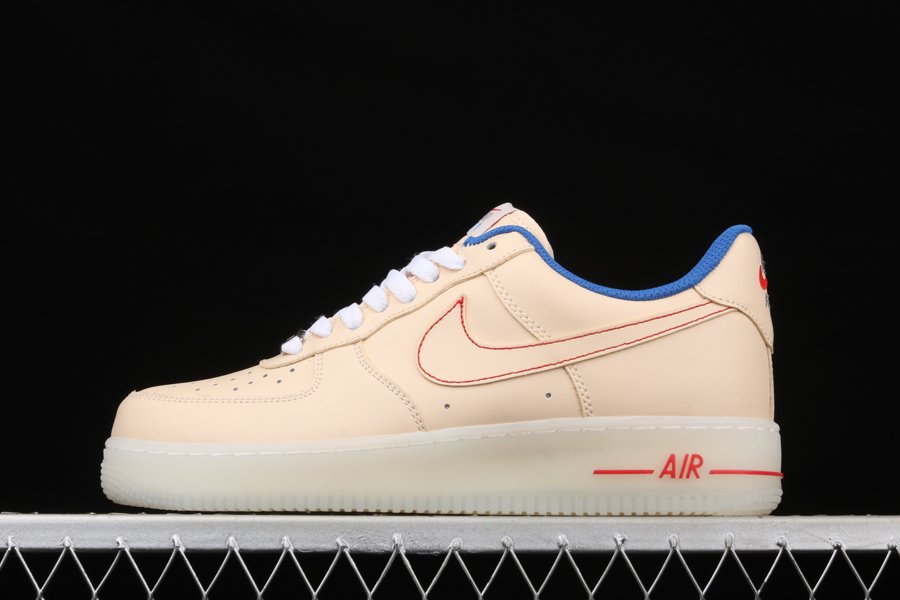Nike Air Force 1 Low 07 LV8 Ice Sole Guava Ice Game Royal