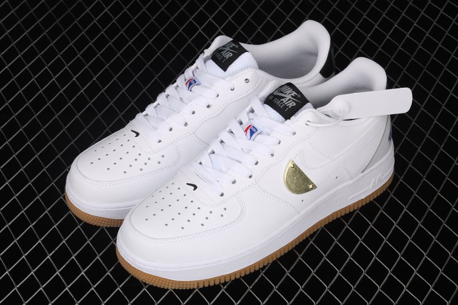 Nike Air Force 1 Low “NBA Pack” White Grey Gum CT2298-100 - FavSole.com