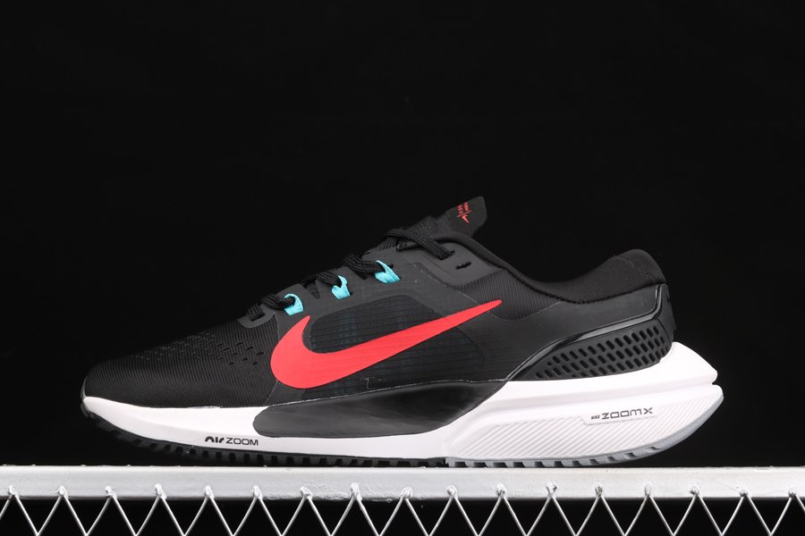 Nike Air Zoom Vomero 15 Black Red Mens Running Shoes