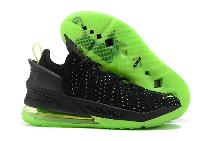Nike Lebron 18 Dunkman Green Black CQ9283-005 On Sale