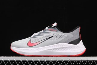 Scarpe Da Uomo Nike Zoom Winflo 7 Wolf Grey Bright Crimson-White