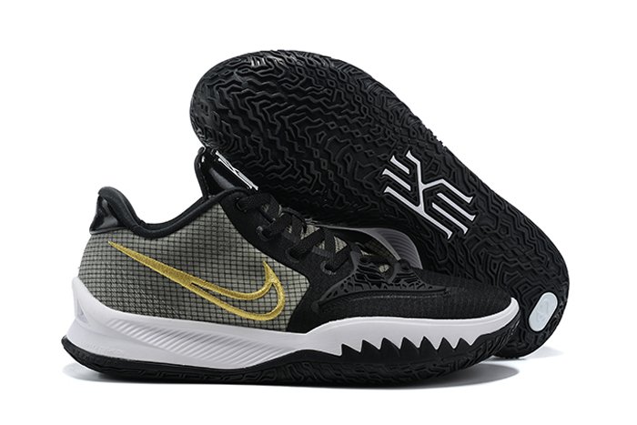 CZ0105-001 Nike Kyrie Low 4 Black White Yellow