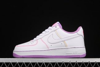 Kids Exclusive Nike Air Force 1 Low White Fuchsia Glow-Hyper Pink