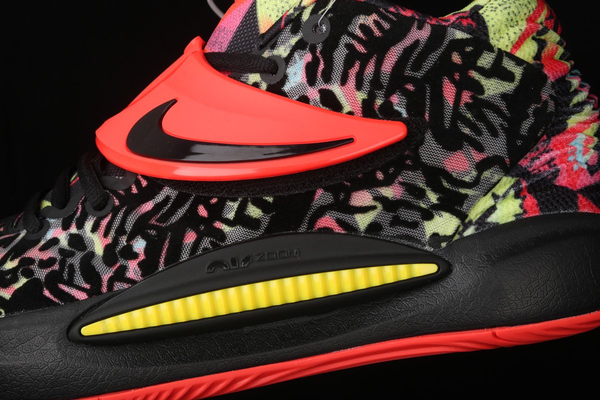 New Nike KD 14 Ky-D Dream Black Red Yellow