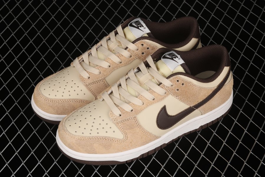 Nike Dunk Low Retro PRM “Animal Pack” Beach/Baroque Brown-Canvas-Sail - FavSole.com