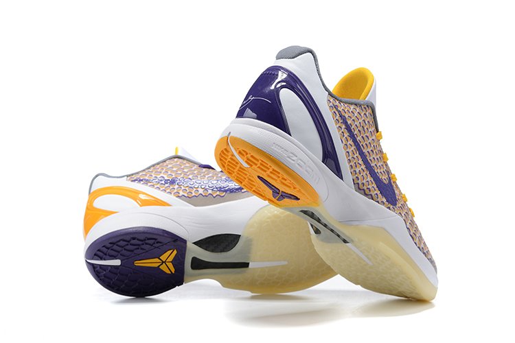 Buy Zoom Kobe 6 '3D Lakers' - 429659 105 - White