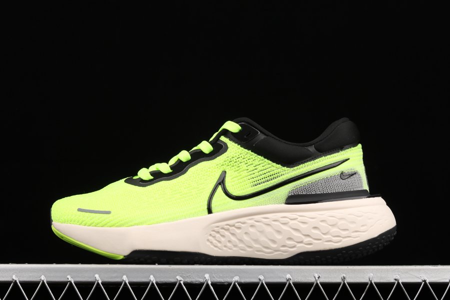 Nike ZoomX Invincible Run Flyknit Volt Black CT2228-700 For Sale