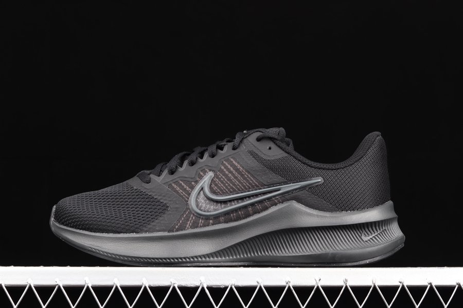 CW3411-002 Nike Downshifter 11 Black Smoke Grey Running Shoes