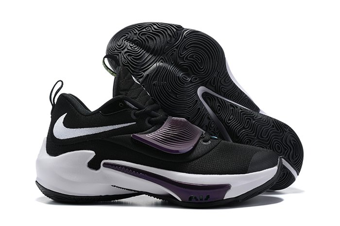 DA0695-001 Nike Zoom Freak 3 Project 34 Black White Purple