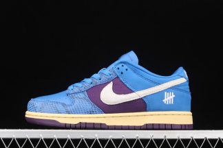 DH6508-400 Undefeated x Nike Dunk Low In Blue and Purple