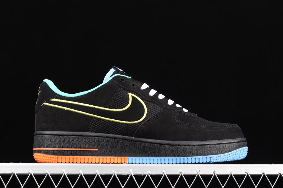 DM9051-001 Nike Air Force 1 Low “Peace and Unity” Black Suede 