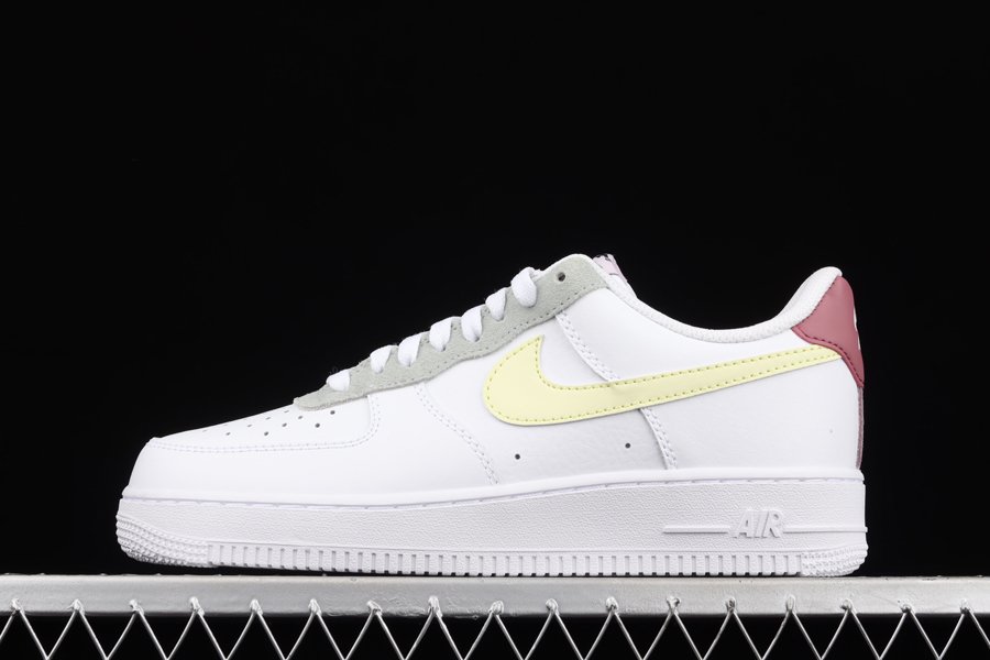 DN4930-100 Nike Air Force 1 Low Muted Pastels White Yellow