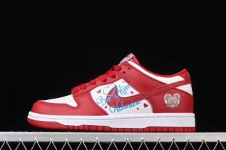 Nike SB Dunk Low Valentines Day Red White