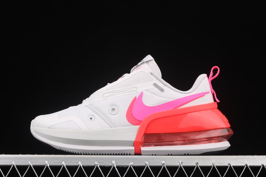 Womens-exclusive Nike Air Max Up Vast Grey Pink Blast-Flash Crimson