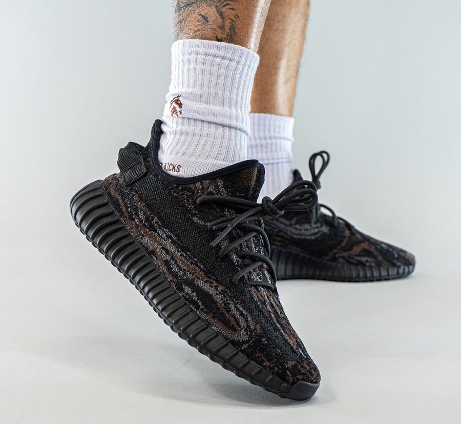 adidas Yeezy Boost 350 V2 MX Rock On Feet