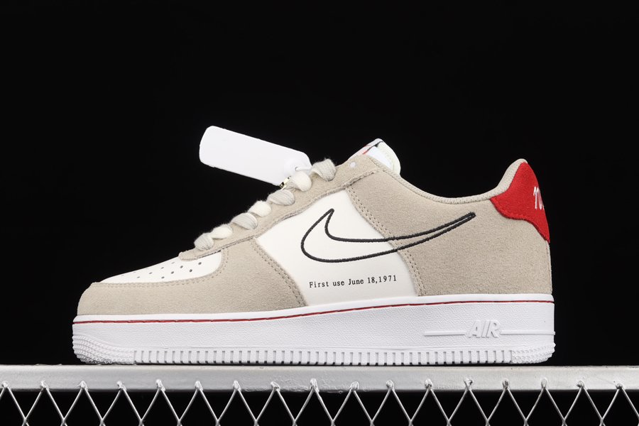 DB3597-100 Nike Air Force 1 Low First Use Light Stone On Sale