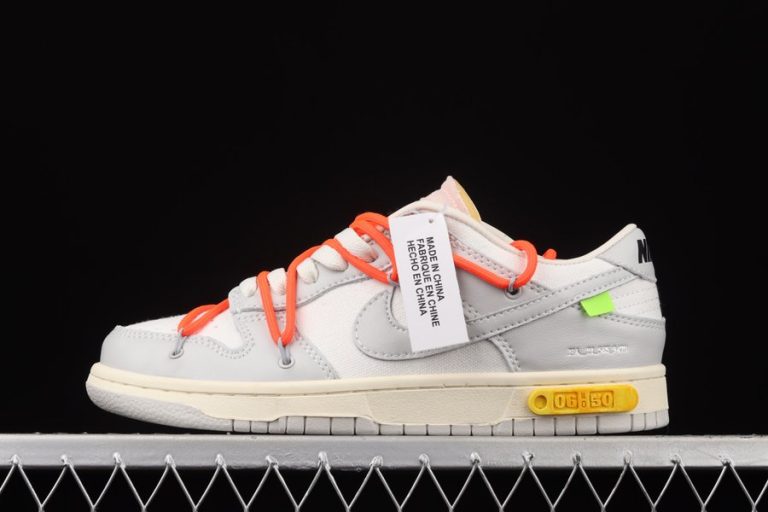 dunk low off white yellow