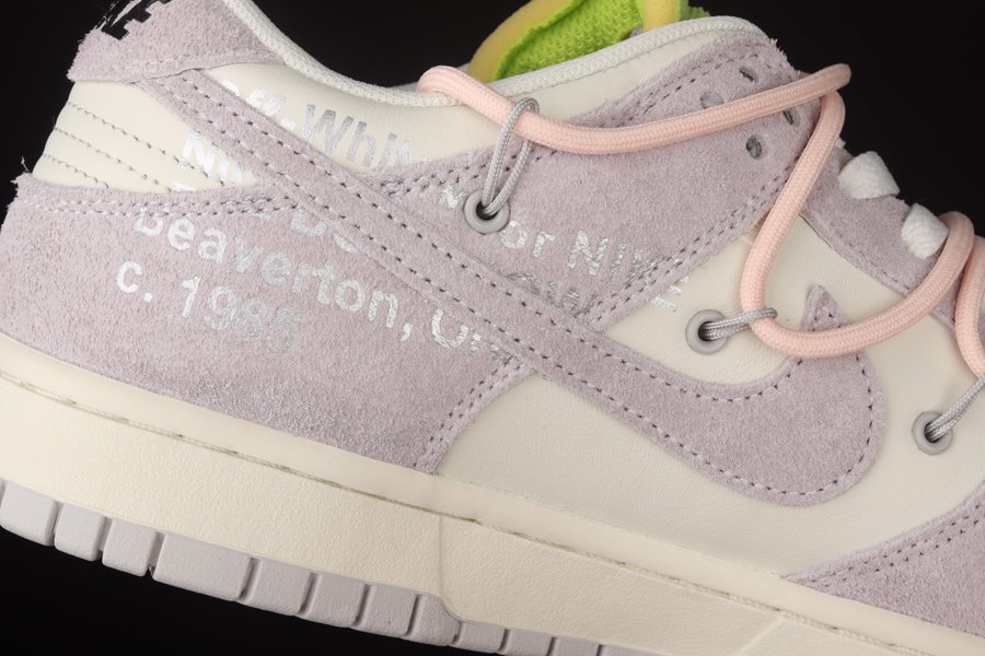 Off-White x Nike Dunk Low “Lot 12 of 50” Sail Pink - FavSole.com