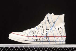 Converse Chuck 70 Hi Natural Archive Paint-Splattered Sneakers