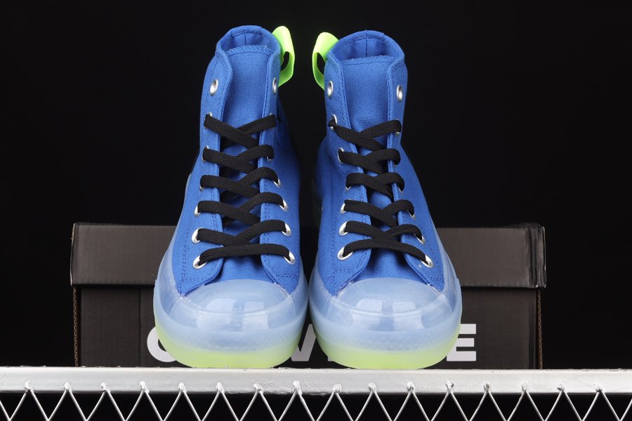 Hybrid Game Converse Chuck Taylor All Star CX Canvas Game Royal Lemon Venom Black-3