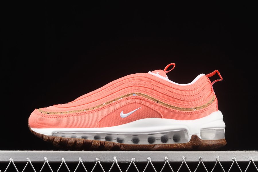 DC4012-800 Nike WMNS Air Max 97 Cork Vibrant Coral On Sale
