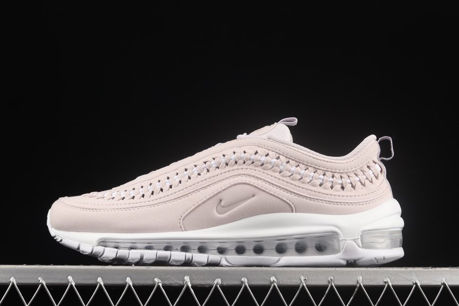 DC4144-500 Nike WMNS Air Max 97 LX Woven Pastel Pink Venice-White For Sale