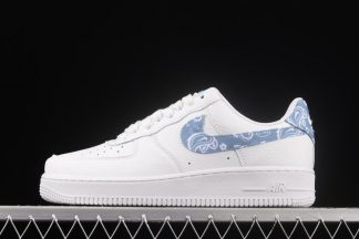 DH4406-100 Nike Air Force 1 Low Paisley White Worn Blue For Sale