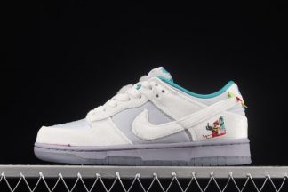 DO2326-001 Nike Dunk Low Ice Grey Blue Christmas For Sale