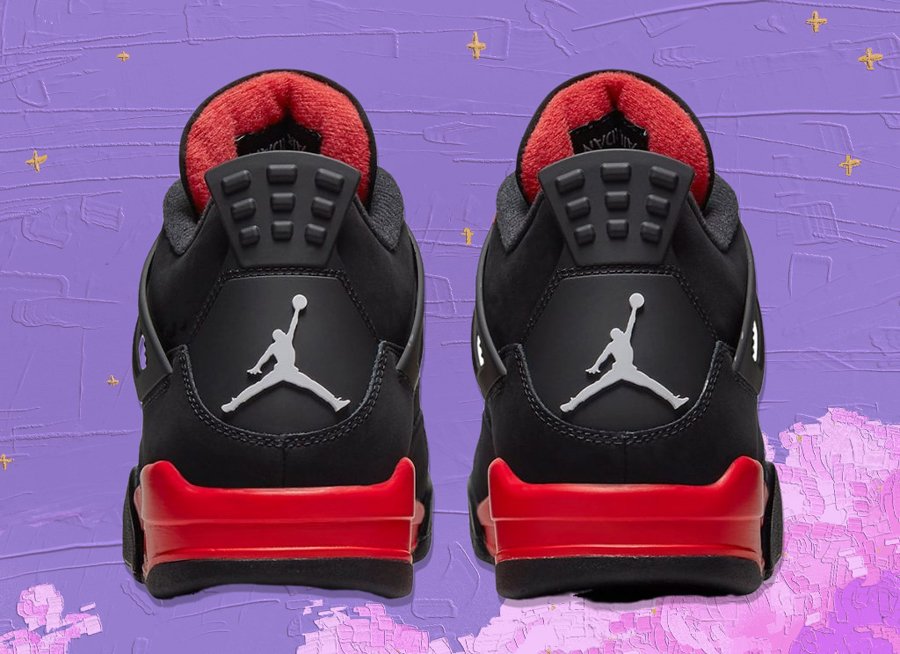Air Jordan 4 Red Thunder Heel