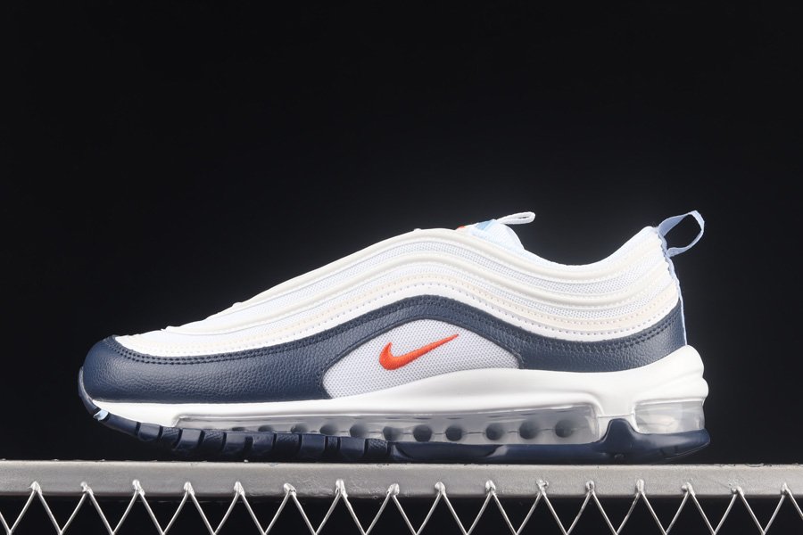 Nike Air Max 97 USA White and Navy With Red Swooshes