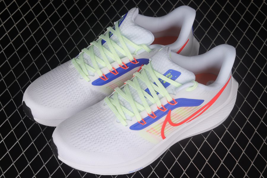 2022 Nike Air Zoom Pegasus 39 Running Shoes White Blue Red - FavSole.com