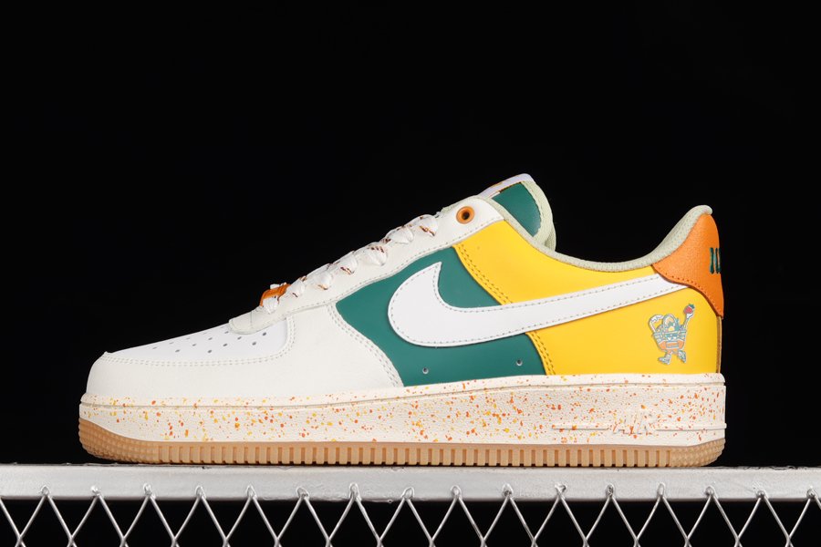 DQ5085-111 Nike Air Force 1 Low Fruit Basket White Green Yellow For Sale
