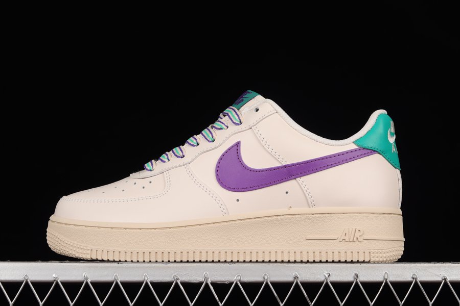 Nike Air Force 1 Low White Purple Green To Buy