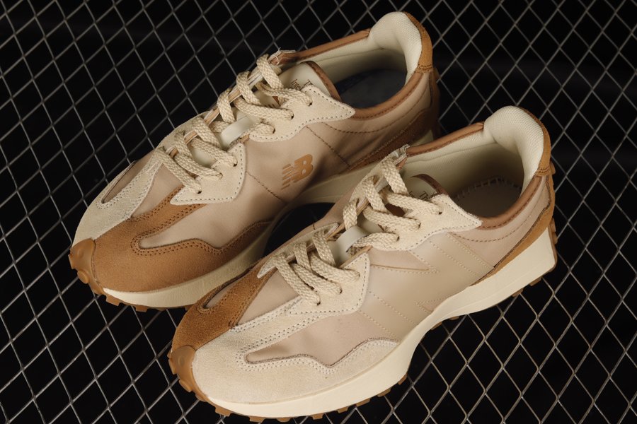 ANB x New Balance 327 Light Brown For Sale - FavSole.com